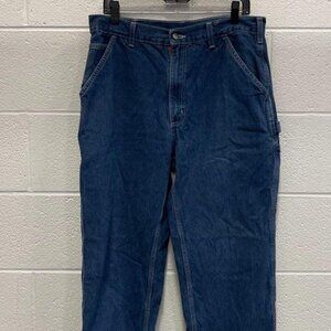 Carhartt Men Blue Jeans Size 34 X 34